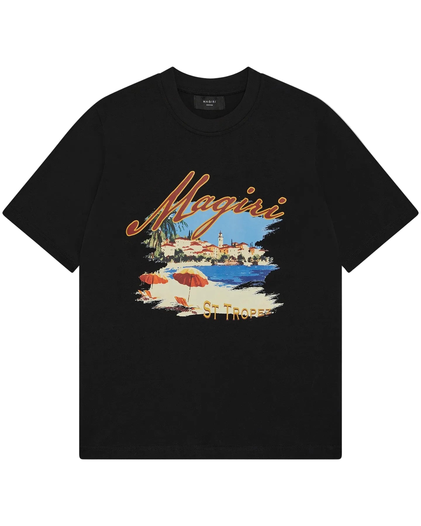 MAGIRI St. Tropez Printed Black T-Shirt